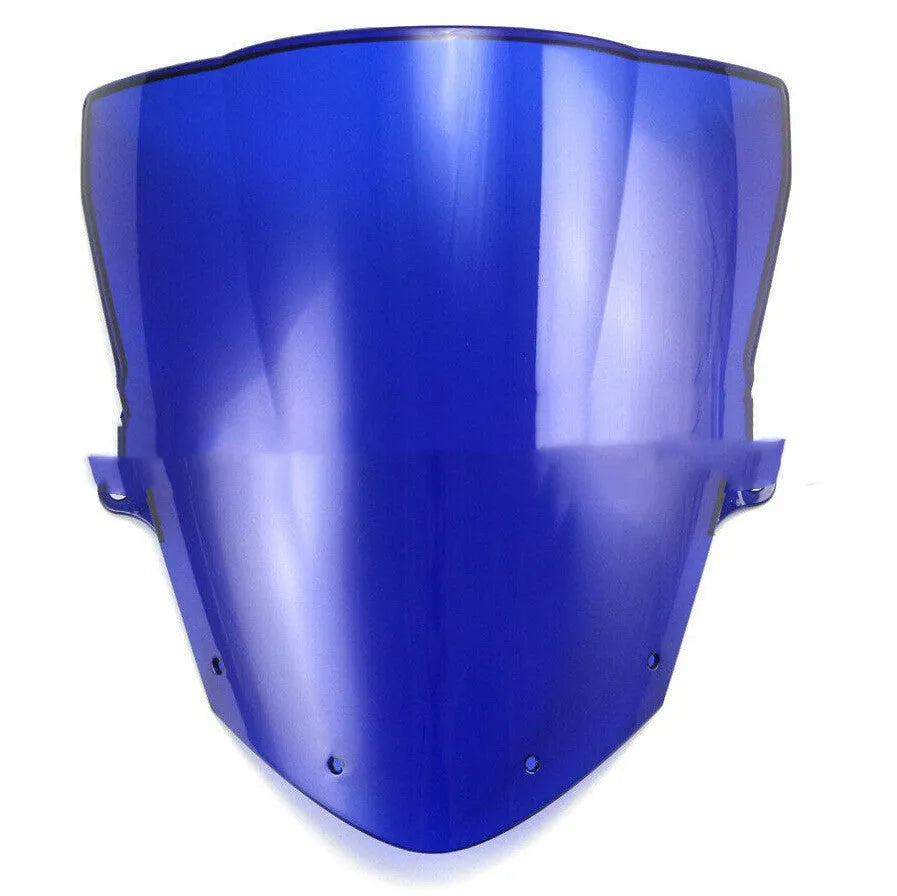 Motorcycle windscreen for Kawasaki ZX-6R and ZX-10R in blue and brown options