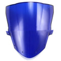 Motorcycle windscreen for Kawasaki ZX-6R and ZX-10R in blue and brown options
