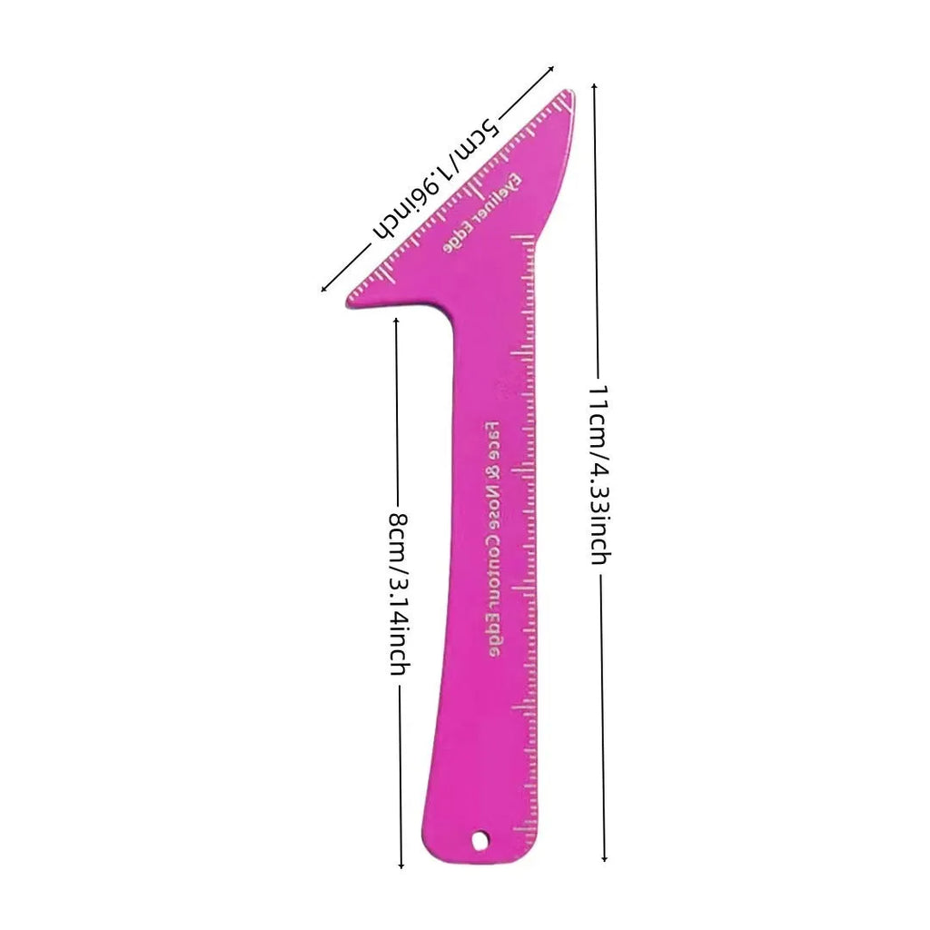 3-in-1 reusable eyeliner stencils for hooded eyes in LaserFX and Pink colour options
