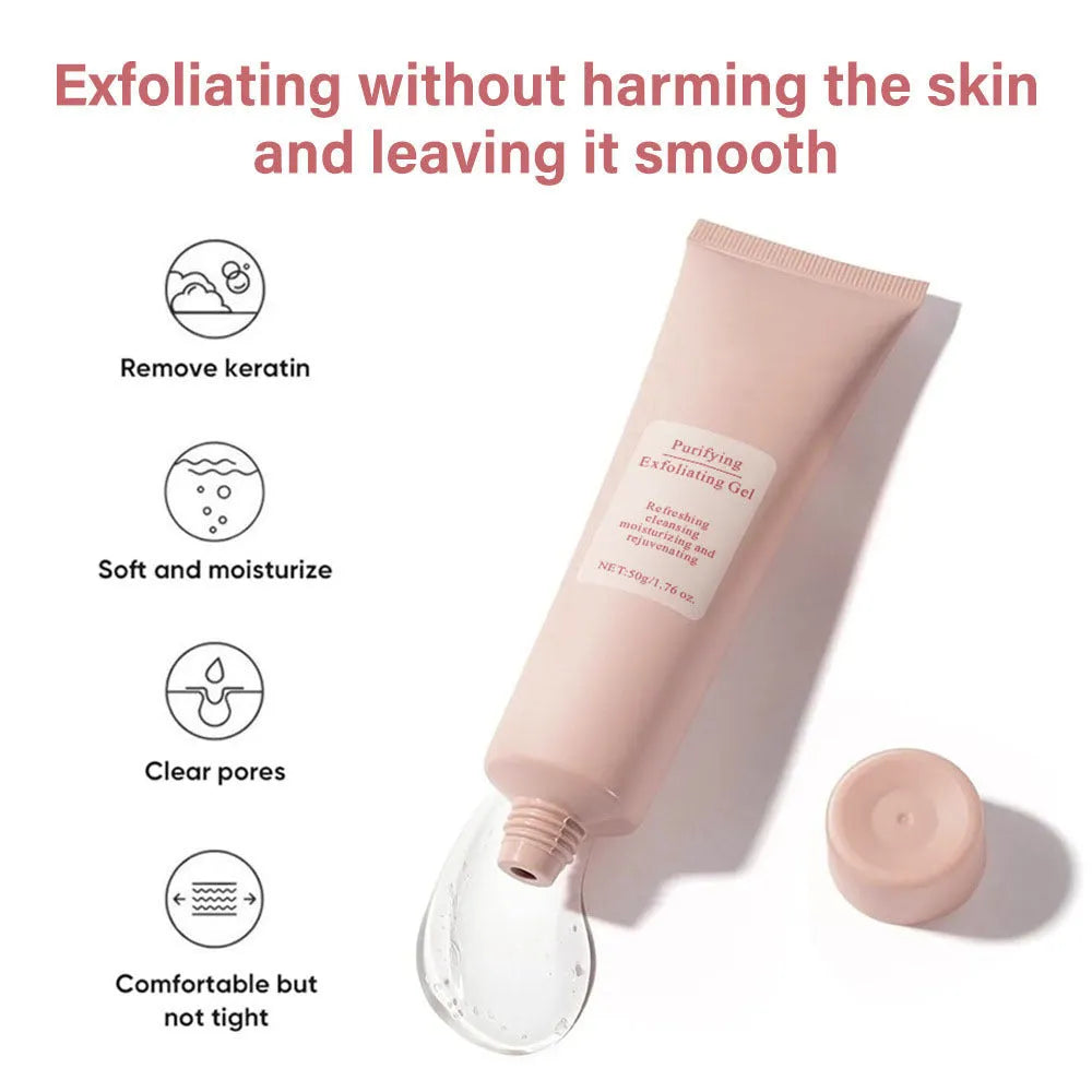 Moisturising facial exfoliating gel scrub 132g container suitable for all skin types