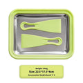 Compact DIY fried yogurt machine in green, pink, rose red, or white with aluminium gasket
