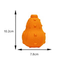 Natural rubber stuffable dog toy with treat dispensing hollow core for small medium breed dogs