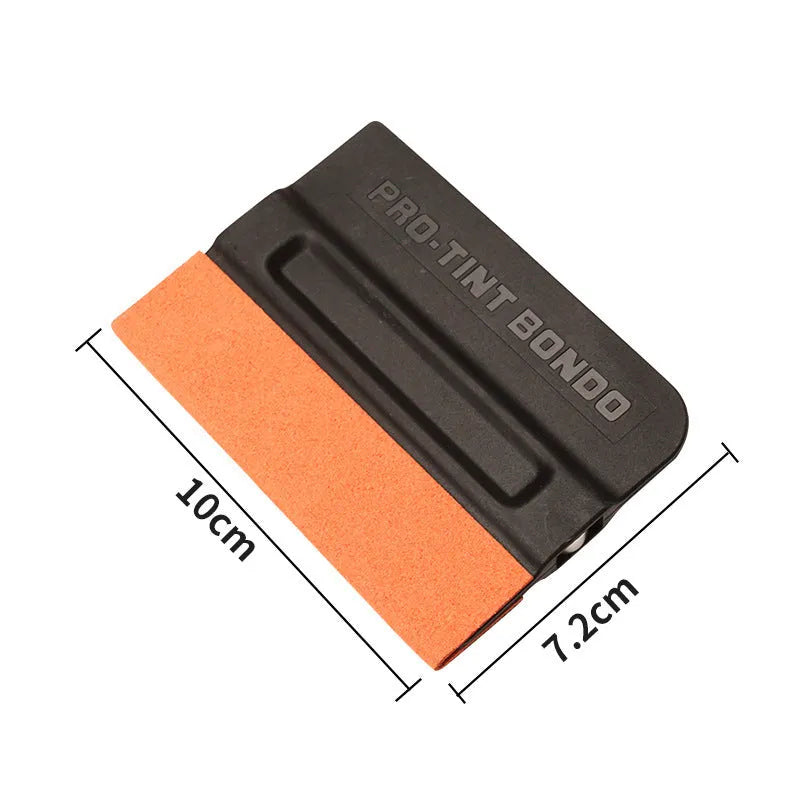 Car film scraper tool with ABS plastic handle for vinyl wrap application