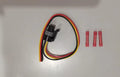 Ford F6TZ-9F838-A fuel pressure sensor with black connecting cable for diesel engines