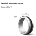 Orange and silver alloy fishing hand guard tool with pull ring for non-slip grip