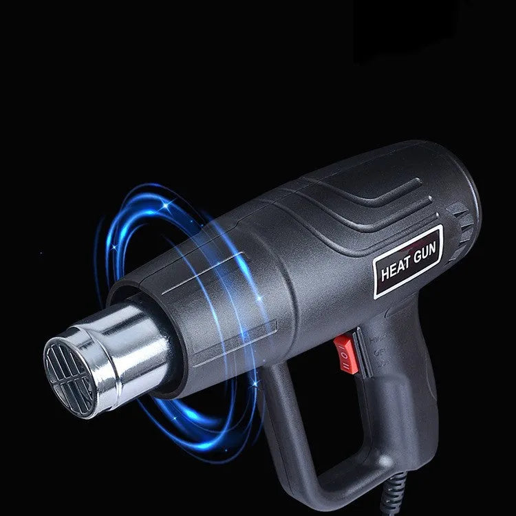 2000W industrial hot air tool with temperature control settings and grid-pattern air outlet