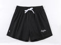 Men's double-layer mesh shorts in various colours for summer sports and leisure wear