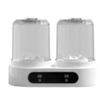 White double bucket portable mini washing machine with USB power connection