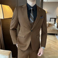 Men's slim fit formal blazer in chemical fibre blend fabric available in extended sizes
