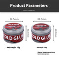 Automobile repair cold glue for dent and depression repair in 75g and 100g container sizes