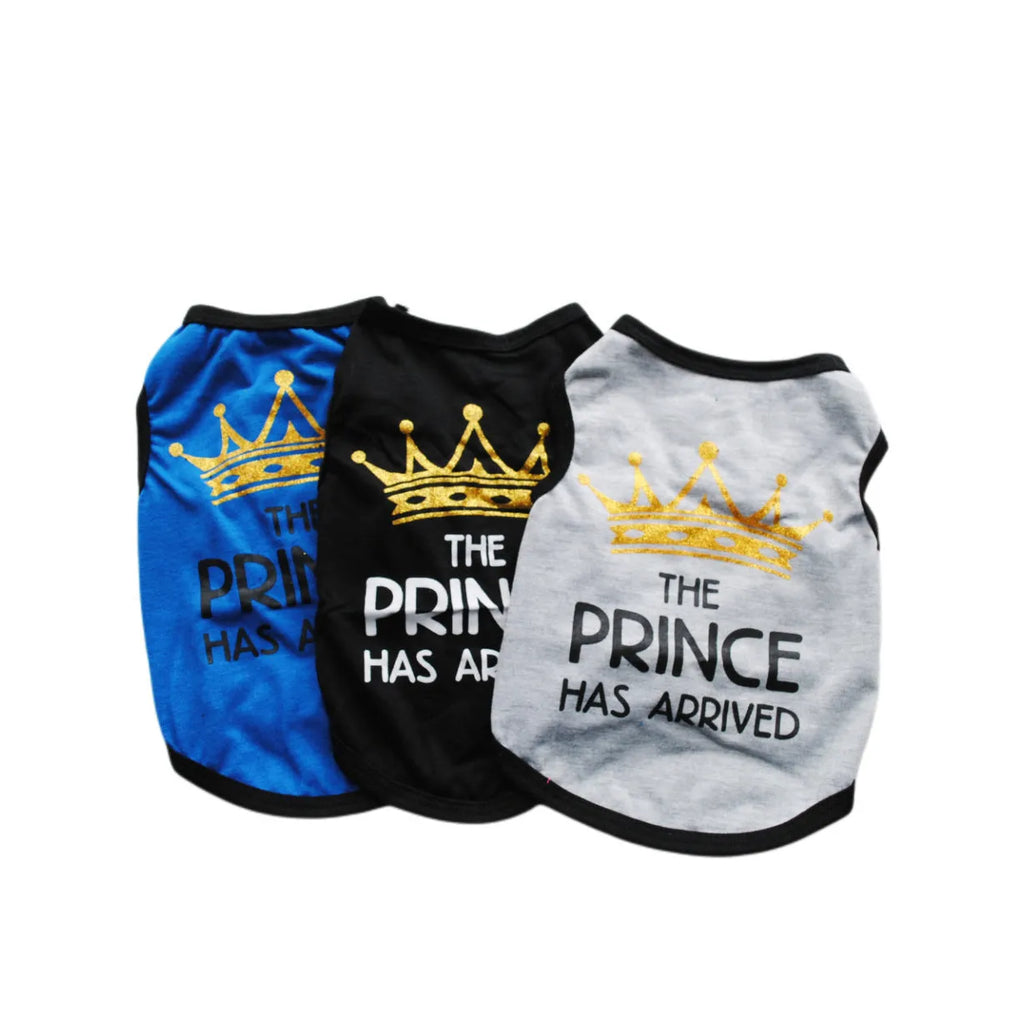 Cotton puppy vest for spring and summer wear in various colours and sizes