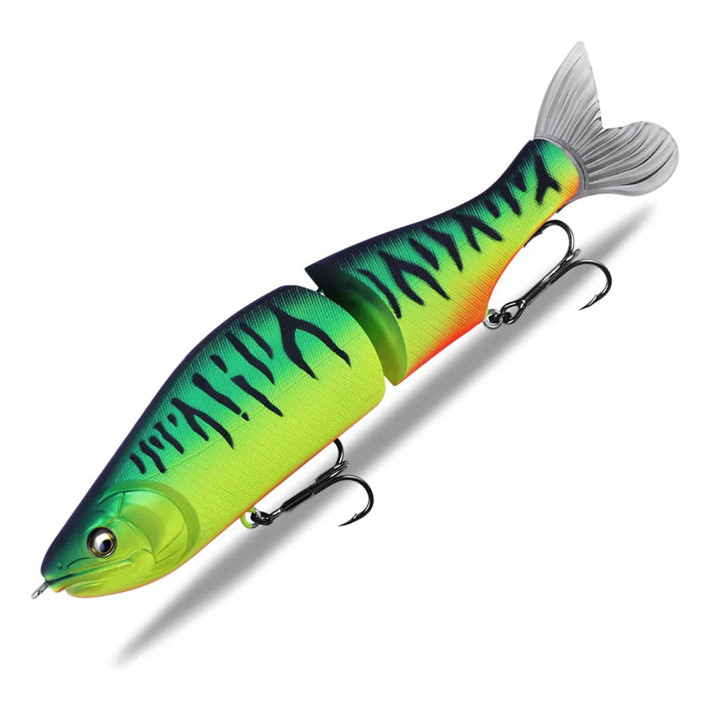 185mm plastic swimming fishing bait for bass available in multiple colours