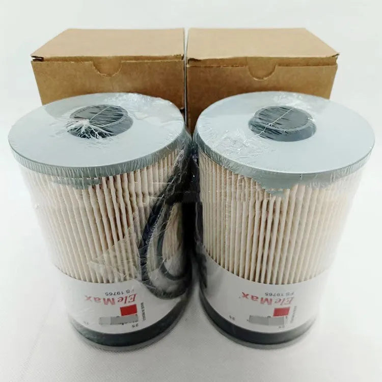 FS19764 diesel fuel filter for generators with 10mm inlet, 10 micron precision.