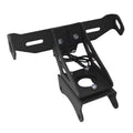 Black aluminium alloy Honda motorcycle rear license plate holder with fixed mounting bracket