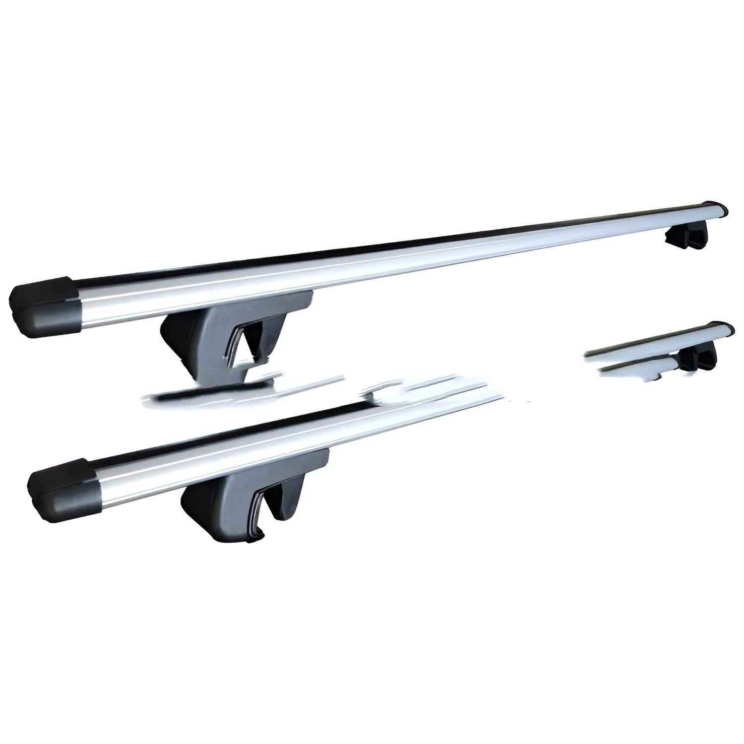 General Motors SUV alloy roof rack crossbars with adjustable 120-135cm length and 75kg load capacity