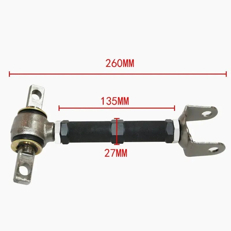 Blue aluminium alloy rear wheel recliner pull rod for Honda Civic EP3 suspension modification