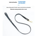 Roran high-grade PU leather pet traction belt in black or maroon colour with adjustable length options