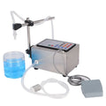 CNC automatic quantitative filling machine GFK280 model with display panel and dispensing nozzle