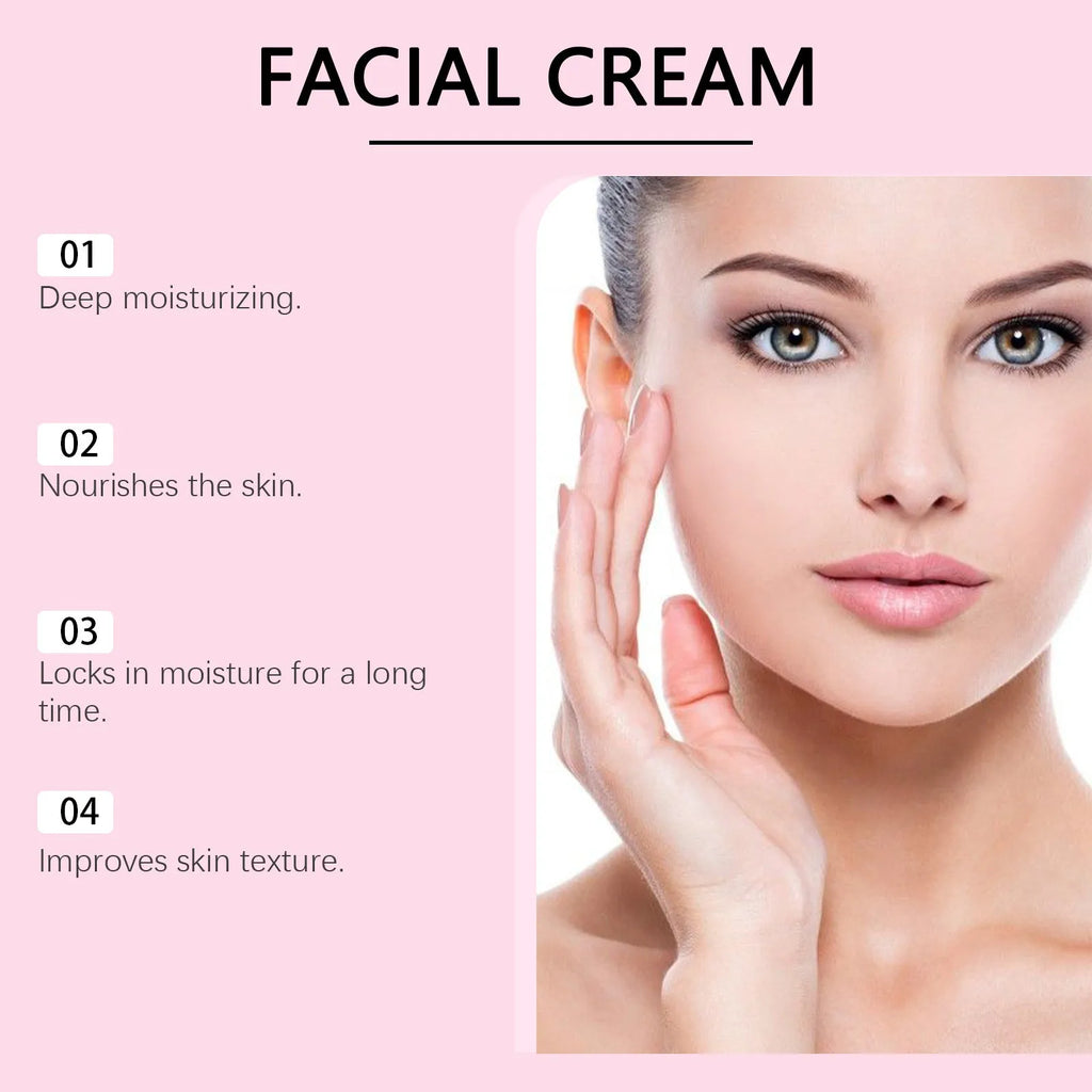 Sakura Butter Cream 100g face cream in a small white cube jar measuring 5.7cm.