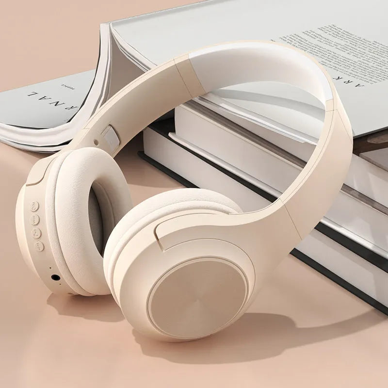 Creative wireless Bluetooth headset in Ivory White colour with charging case