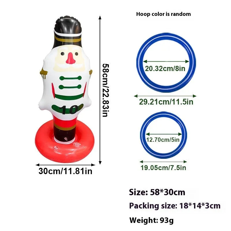 PVC inflatable throwing toy in character design options for teenagers
