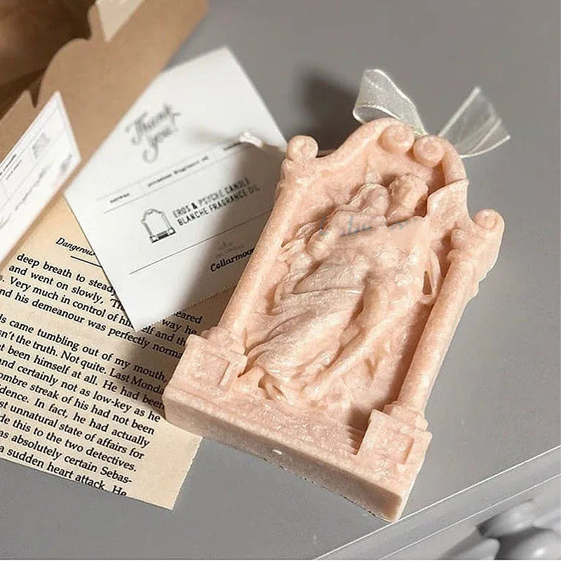 Food grade silicone couple angel mould for baking, chocolate, candles and crafts
