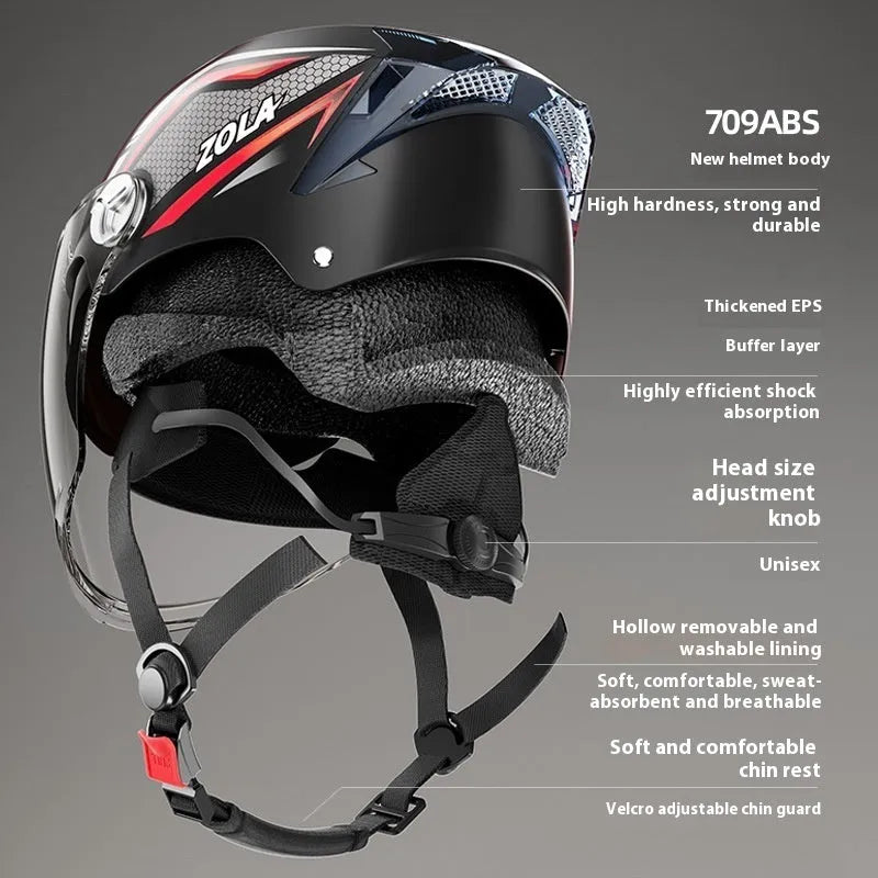 Children's 3C certified ABS motorcycle helmet in double mirror finish colours