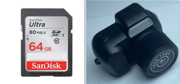 Black Y3000 HD outdoor sports camera with 0.96-inch display screen on a plain background.