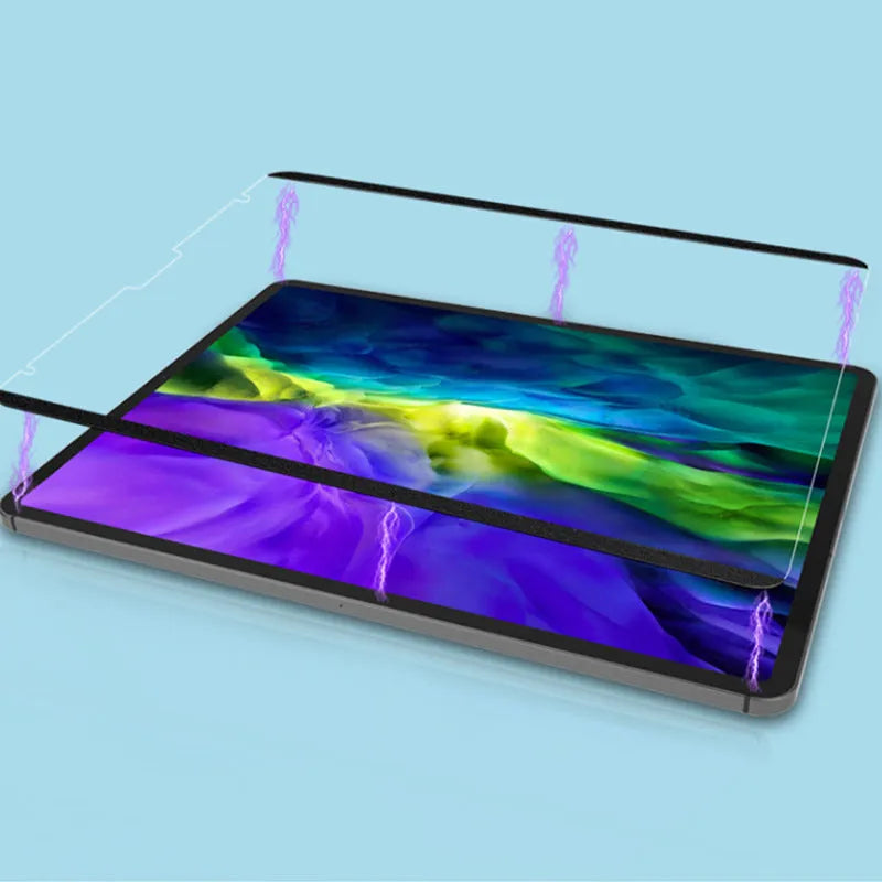 iPad magnetic detachable screen protector 11 inch with alcohol pad and scraper tool