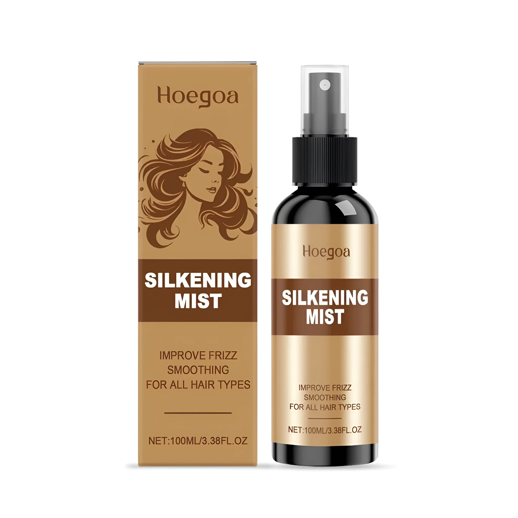 100ml bottle of hair care spray with ginger and rosemary extract leave-in conditioner