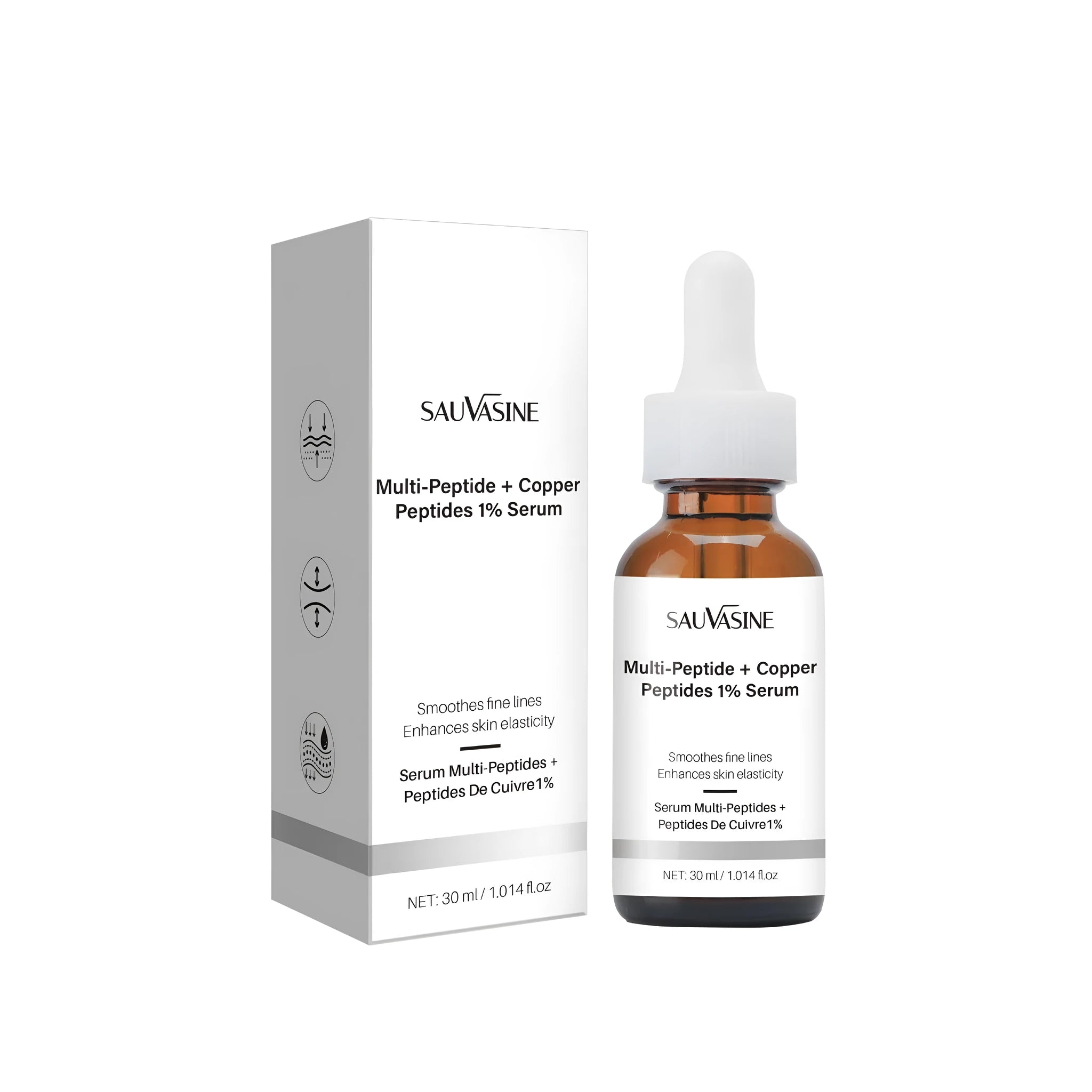 30ml moisturising oil bottle for facial wrinkle reduction with compact packaging