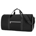 An Oxford cloth expandable sports storage bag in grey, showing compartments for dry wet separation.