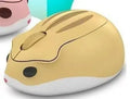 Hamster Wireless Universal Mute Mouse in gray colour showing compact design and Bluetooth connectivity