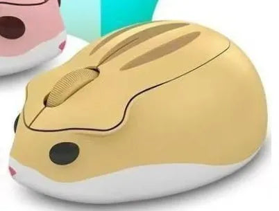 Hamster Wireless Universal Mute Mouse in gray colour showing compact design and Bluetooth connectivity