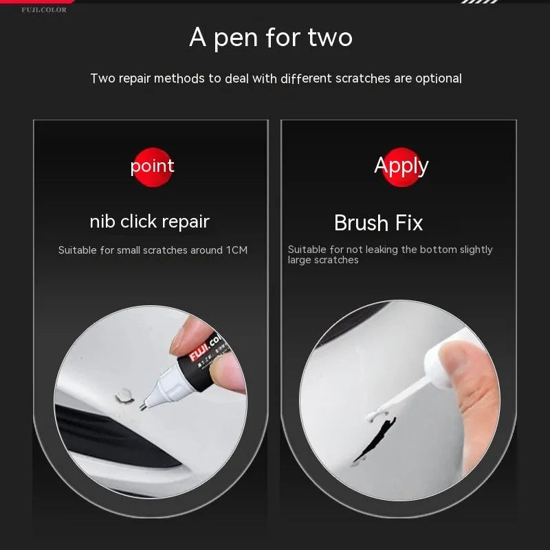 12ml automotive paint touch-up pen for repairing scratches on a vehicle.