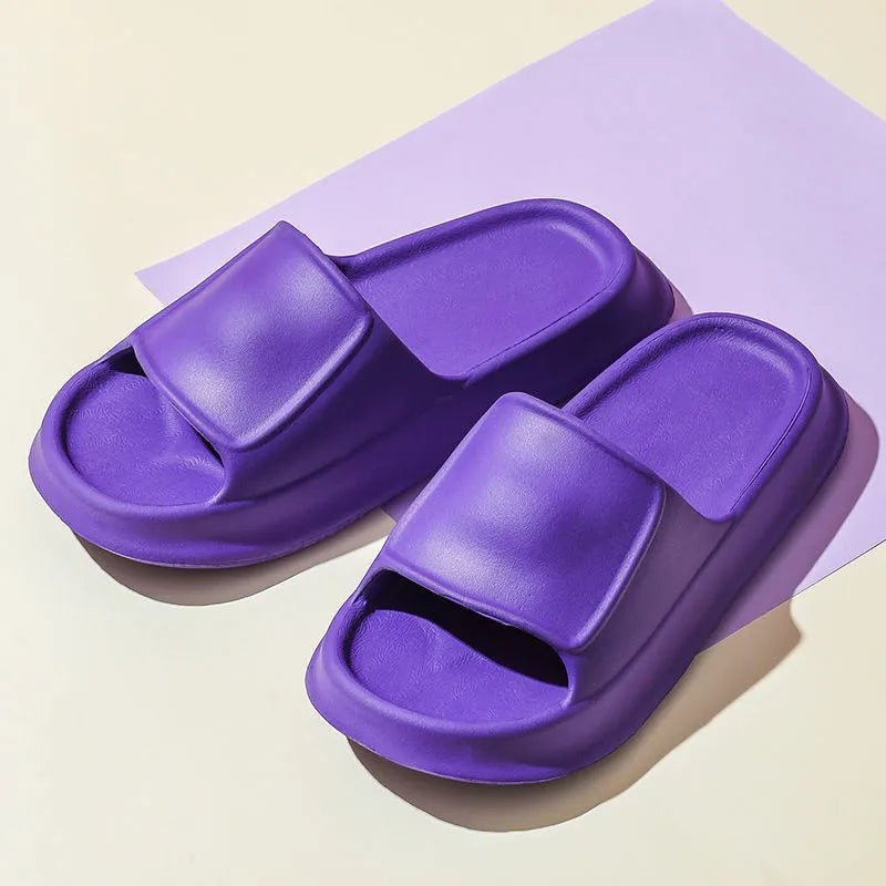 EVA flip flop slippers with thick 3.5cm sole in multiple colour options