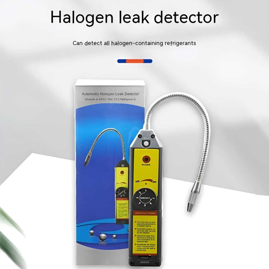 WJL-6000 handheld electronic halogen leak detector with extended probe for car air conditioning leak detection