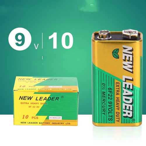 Xinlida 9V alkaline battery model 6F22 for walkie-talkies and wireless microphones