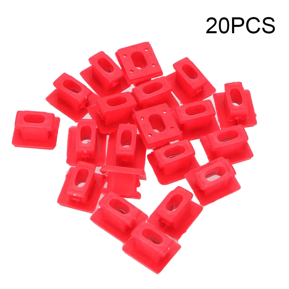 10 plastic BMW interior trim panel snap buckles for door and panel installation