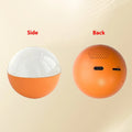 Compact electronic ball video player with round screen and wheel control in multiple colour options