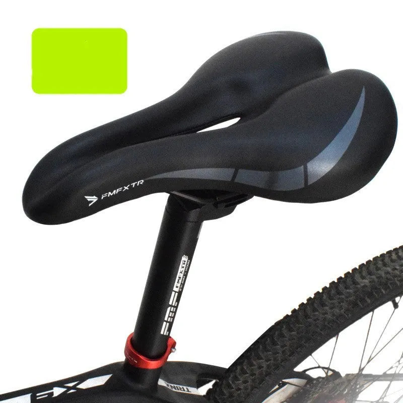 Bicycle seat cushion with hollow design measuring 270mm by 180mm in 3147 colour