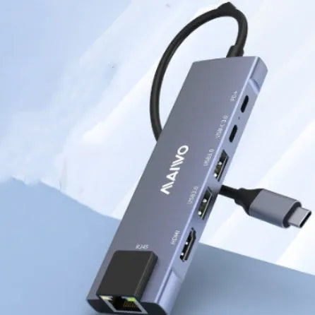 Steam Deck six-in-one docking station with aluminium alloy housing and Type-C cable