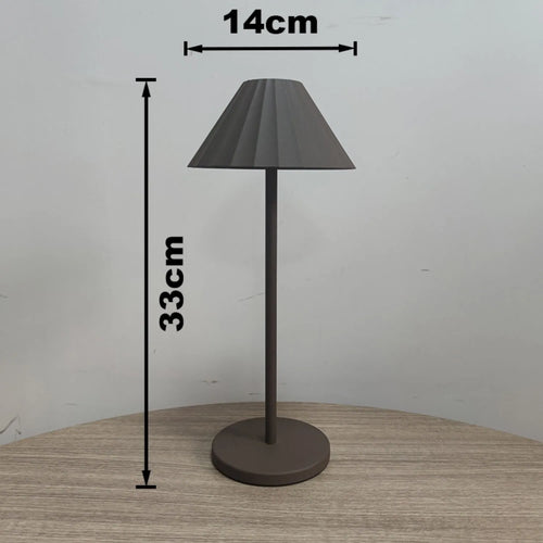 Alloy desk lamp with touch dimming switch and USB Type-C charging port