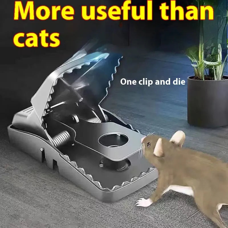 Automatic mouse trap cage for indoor rodent control in three sizes