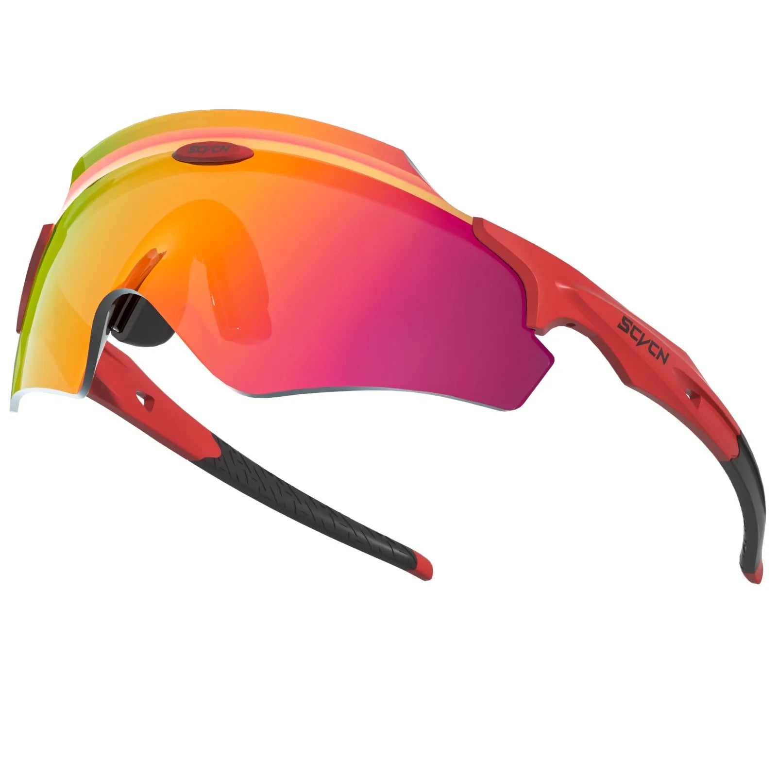 Frameless integrated lens athletic windproof goggles for sports