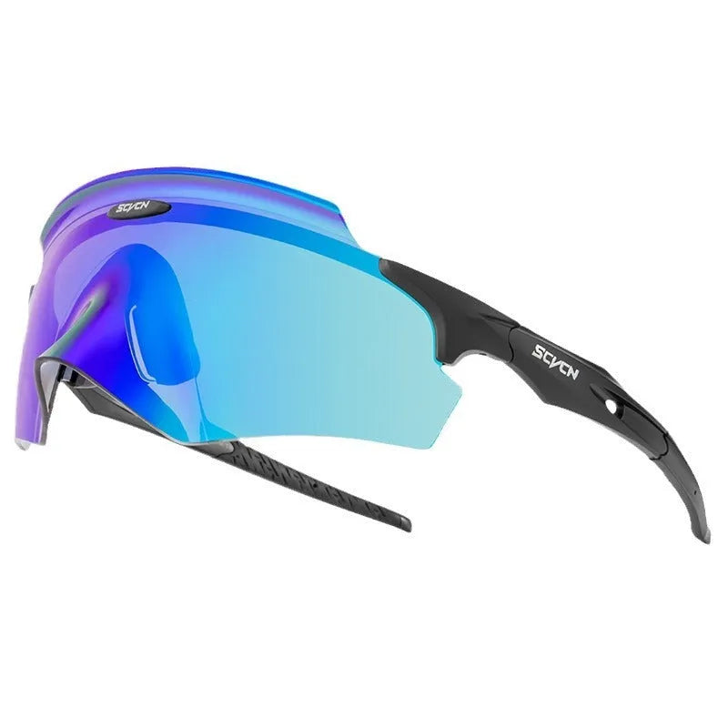Frameless integrated lens athletic windproof goggles for sports