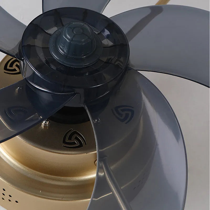 Nordic style ceiling fan lamp with remote control in 50cm size for bedroom or dining room use