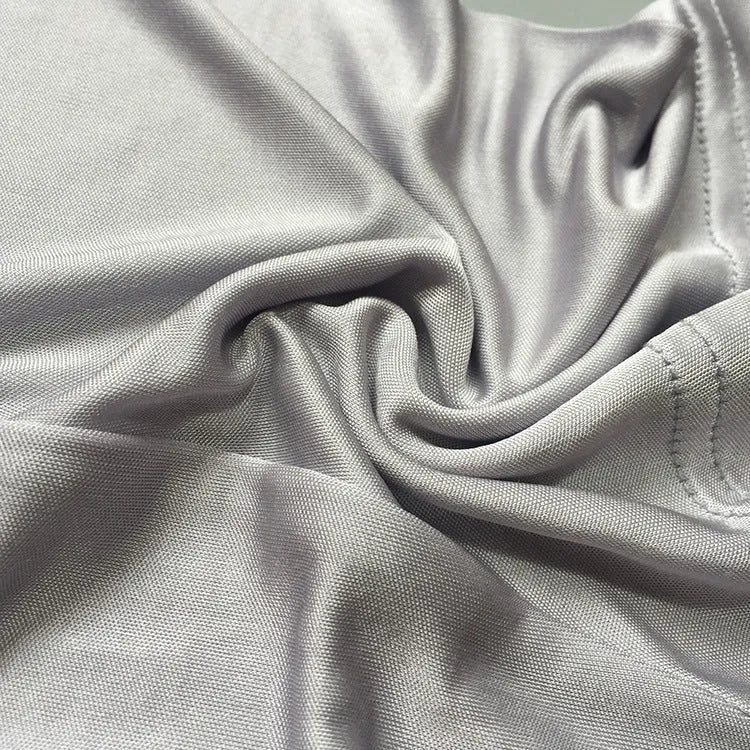 Men's loose fit silk shorts in navy blue, silver grey, or skin colour with mid-waist design