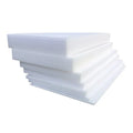 A large white EPE pearl cotton foam board showing its 200cm by 100cm dimensions and 10mm thickness.