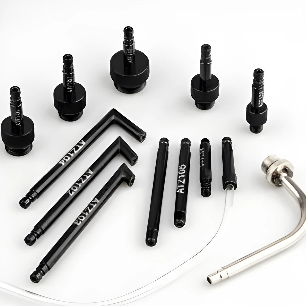 13-piece automatic transmission oil refuelling machine with pumping tool and multiple adapters